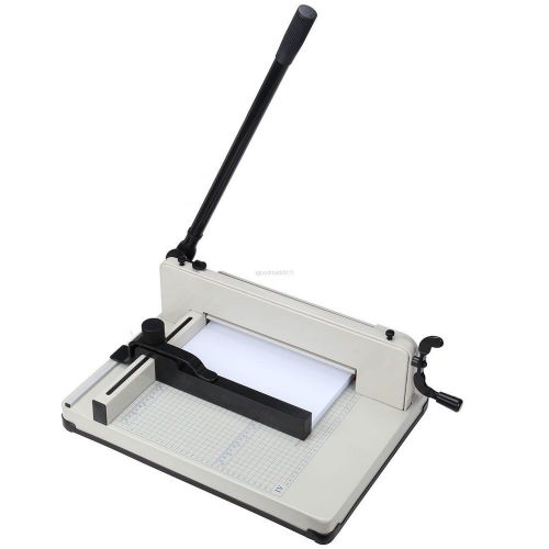 New 12inch A4 Size Heavy Duty All Steel Stack Paper Cutter Guillotine Trimmer R