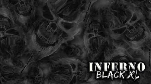 Inferno black xl hydrographics / water transfer printing film - 5&#039; roll for sale
