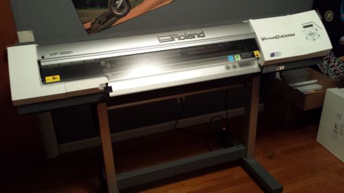 Roland versacamm vp-300i printer/ cutter w/ink &amp; stand for sale