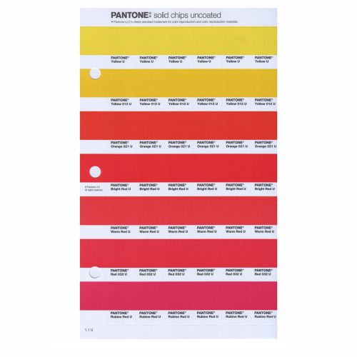 Pantone New Plus Solid Chips Uncoated Pg 242U