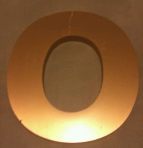 Large Commercial  10&#034; tall Copper letter &#034;o&#034;