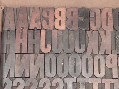 Letterpress wood type: gothic 12 line (~2&#034;) for sale