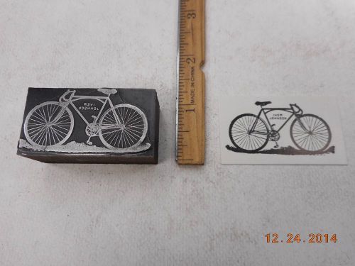 Letterpress Printing Printers Block, Iver Johnson Bicycle, Bike