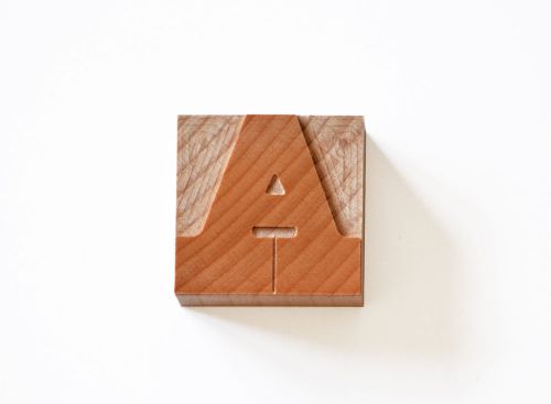 Letterpress Aldine wood type 10 line - 90 pieces