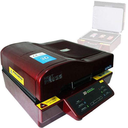 3d heat transfer press printer sublimation transfer machine for phone case plate for sale