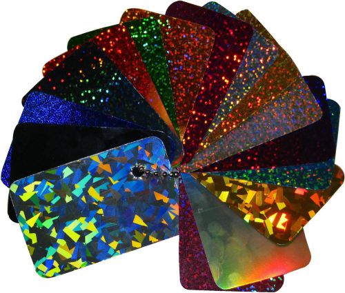 SISER HOLOGRAPHIC 20&#034; X 12&#034; - FAUX STONES EFFECT TO MAKE choose your color