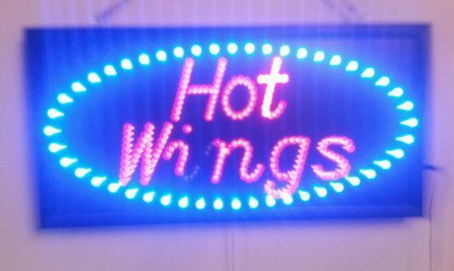 Hot wings lighted sign