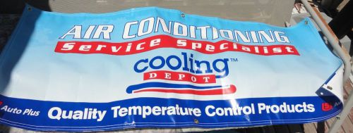 Cooling Depot Air Conditioning Specialist Service Advertisement Banner 2ft x 5ft