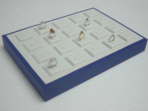 Fauxsuede ring display tray stand inch=14x10 jd012c09 for sale