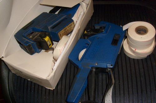 LOT OF TWO PRICING GUNS, GARVEY, 10 ROLLS TAGS, 18-6, USED BUT WORK FINE