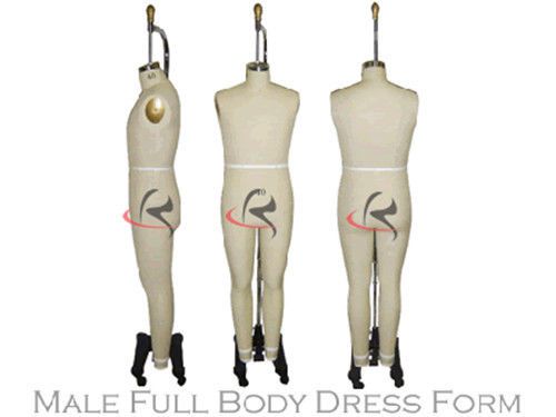 Professional male full size dress form mannequin male full size 38 w/legs for sale