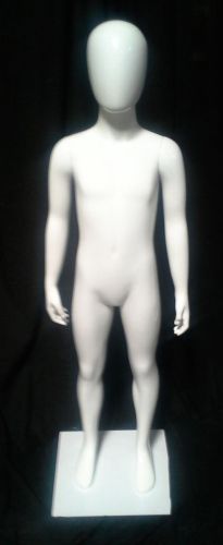 Standing Child Mannequin - White - Fiberglass - High Quality - #41