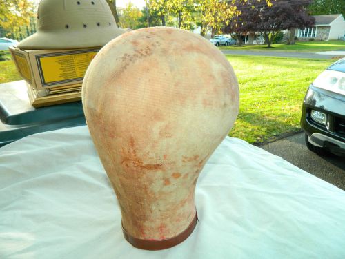 Vintage Canvas Mannequin Head Wig Stand Hat Stand