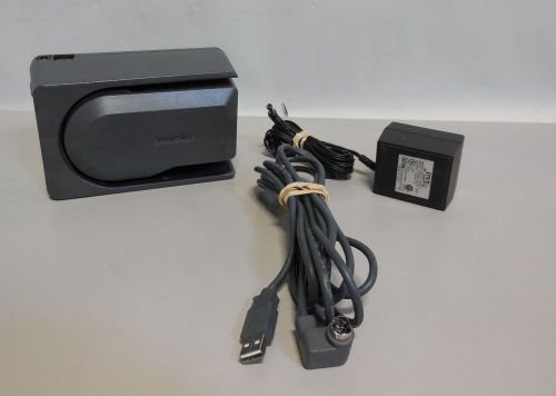 Magtek MICR Check Reader w/ AC Adapter + USB Cable P/N 22523005