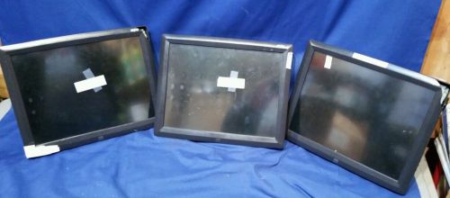 3x ELO ESY15A1 Touch Screen TouchSystems  AS IS PARTS REPAIR E878086 PC Lot#1