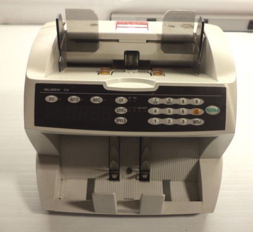 Glory GFB-830 Paper Bill Currency Counter With UV Counterfeit Detection AS IS