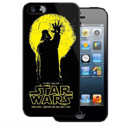 Case - Yellow Art Darth Vader Star Wars Movie Film - iPhone and Samsung