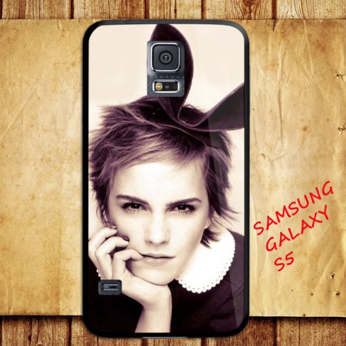 iPhone and Samsung Galaxy - Beautiful Actress Emma Watson Bunny Ears - Case