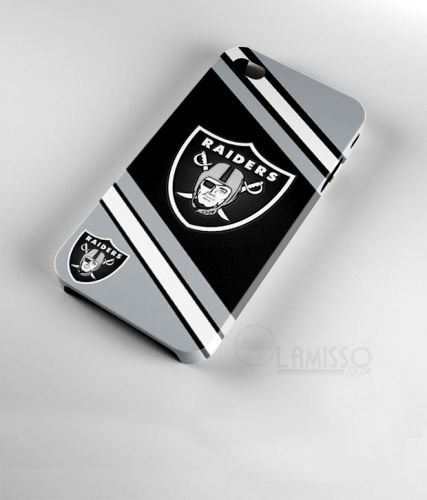 New design oakland raiders the silver and black iphone 3d case cover for sale