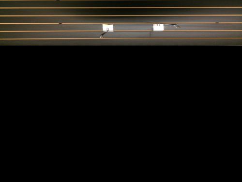 6&#034; slatwall slatgrid panel display metal hook peg hanger chrome lot of 100 new for sale