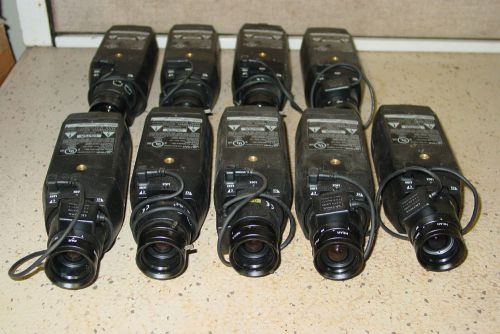 Lot of 9 Ultrak KC440BMN CCD B/W Cameras with 3.5-8mm Lens