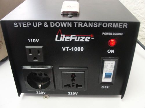 LiteFuze 1000 Watt Heavy Duty Voltage Converter Transformer