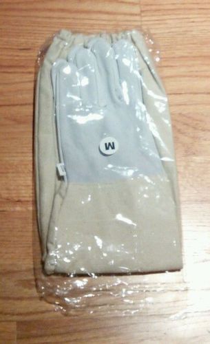 NEW Beekeeper Gloves Leather medium size M protective clothing California Seller