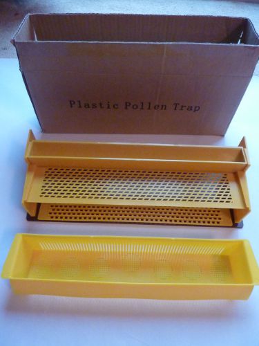 Bee Hive Pollen Trap Collector - Tray Easy Entrance Mount - Yellow Plastic - NEW