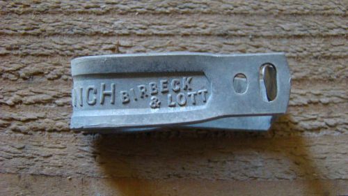 Birbeck &amp; Lott B/L Golconda, Nevada ranch livestock ear tag early 1900&#039;s