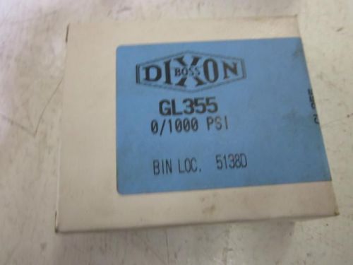 LOT OF 16 DIXON GL355 0-1000 PSI *NEW IN A BOX*