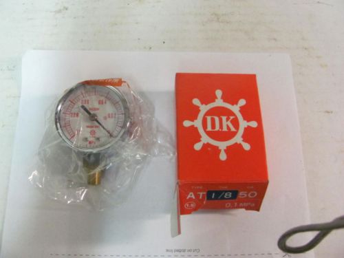 NEW DAIICHI KEIKI VACUUM GAUGE AT 1/8 DIA 50 0.1MPa