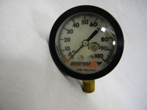 New/nos neway ng 2063 air pressure gauge 100 psi (compressor/air tool/diesel) for sale