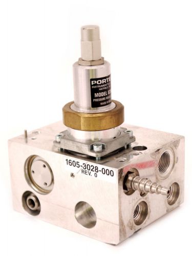 Porter Instrument 8286 Pressure Regulator Valve +Pneumatic Manifold Block