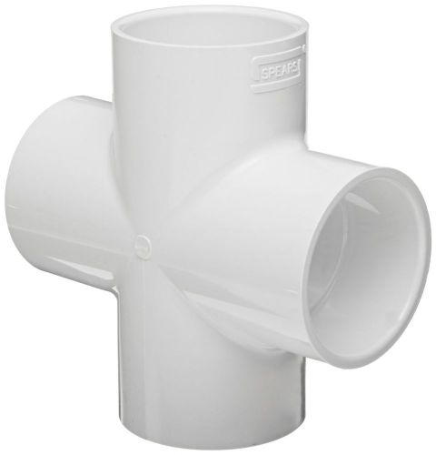 NEW Spears 420 Series PVC Pipe Fitting, Cross, Schedule 40, 3/4&#034; Socket