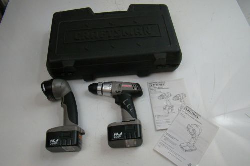 Craftsman 14.4V Cordless Drill &amp; Worklight 315.110232