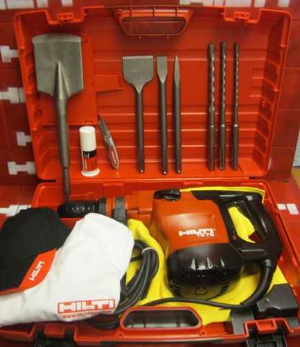 HILTI TE 76 HAMMER DRILL, EXCELLENT CONDITION, FREE BITS &amp; CHISELS,FAST SHIPPING