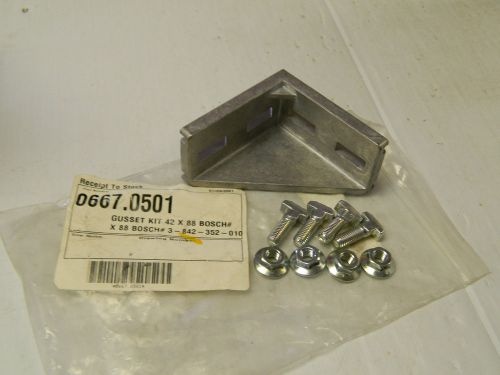 New bosch 90° cast aluminum gusset kit 3-842-352-010 3-3/8&#034; x 3-3/8&#034; 42 x 88 for sale