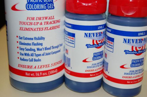 Never Miss drywall coloring gel spackle additive pacific blue 3 oz tapetech