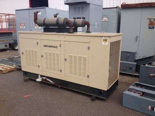 Generac 98a-06106-s generator, 277/480 vac, 85 kw, 3 ph, outdoor encl, 220 hrs for sale