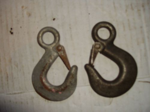 2 x hooks with spring clips