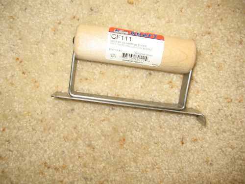 1&#034; x 6&#034; Stainless Steel End Edger -- Concrete Tool Made in the USA