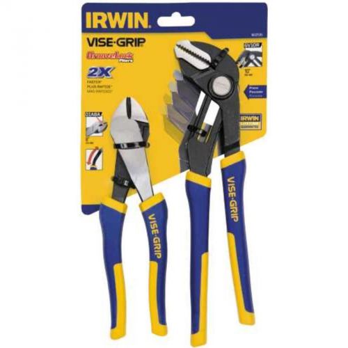 2 pc pliers set gv10r +dia8a 1802535 irwin snips - tinners 1802535 038548996950 for sale
