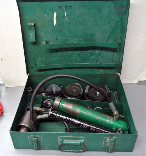 *** GREENLEE 767 KNOCKOUT PUNCH AND HYDRAULIC DRIVER SET FOR 1/2&#034; TO 4&#034; ***