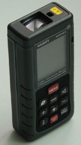 Handheld Laser Distance Meter Range Finder Spirit Level 60Meters 197Ft MS6460
