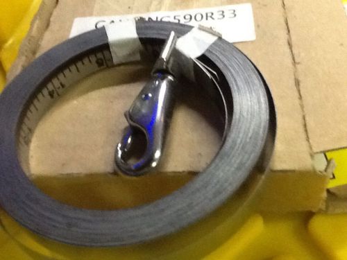 New 590R33 Gauging Oil Tape Blade,1/2x33 Ft,Chrome