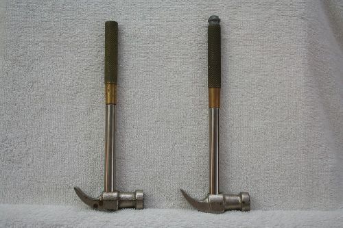 Lot of 2 GAM Claw Hammers with Flat Blade Screwdrivers One is missing parts