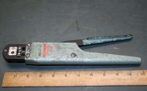 Burndy hand crimper tool m8nd w/ n22rvmt-10 die for sale