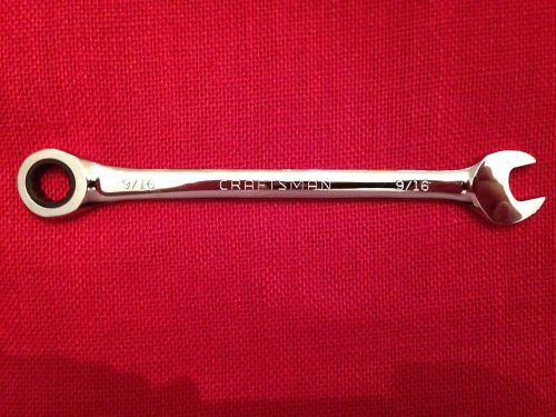 42564 NEW CRAFTSMAN 9/16” COMBINATION RATCHETING WRENCH INCH