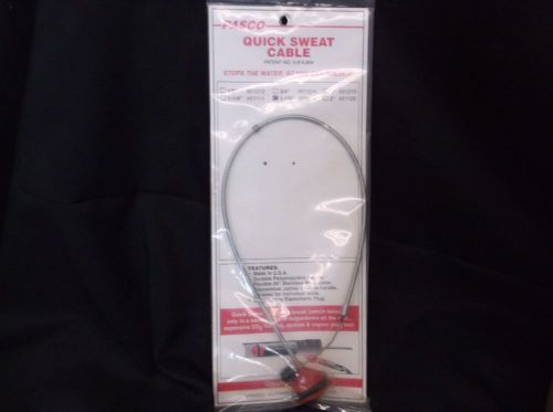 Pasco Quick Sweat Cable ONLY  1-1/2&#034; stops the water so you can solder