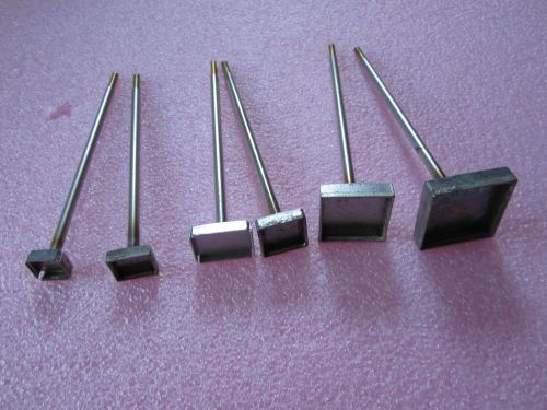 Metcal used and new soldering tips